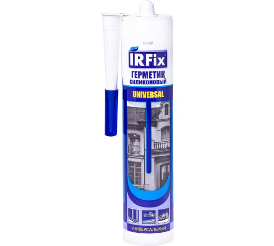 Герметик силиконовый универсальный IRFIx белый (310мл)