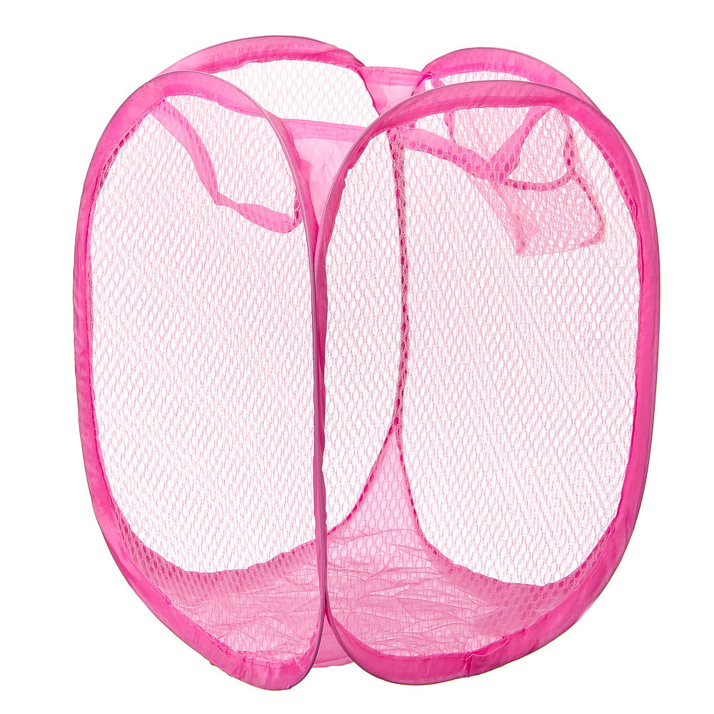 Корзина для белья складная, полиэстер, 28х28х40см, 5 цветов