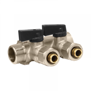 Кран коллектор для м/п 3/4"*16*4 выхода STM