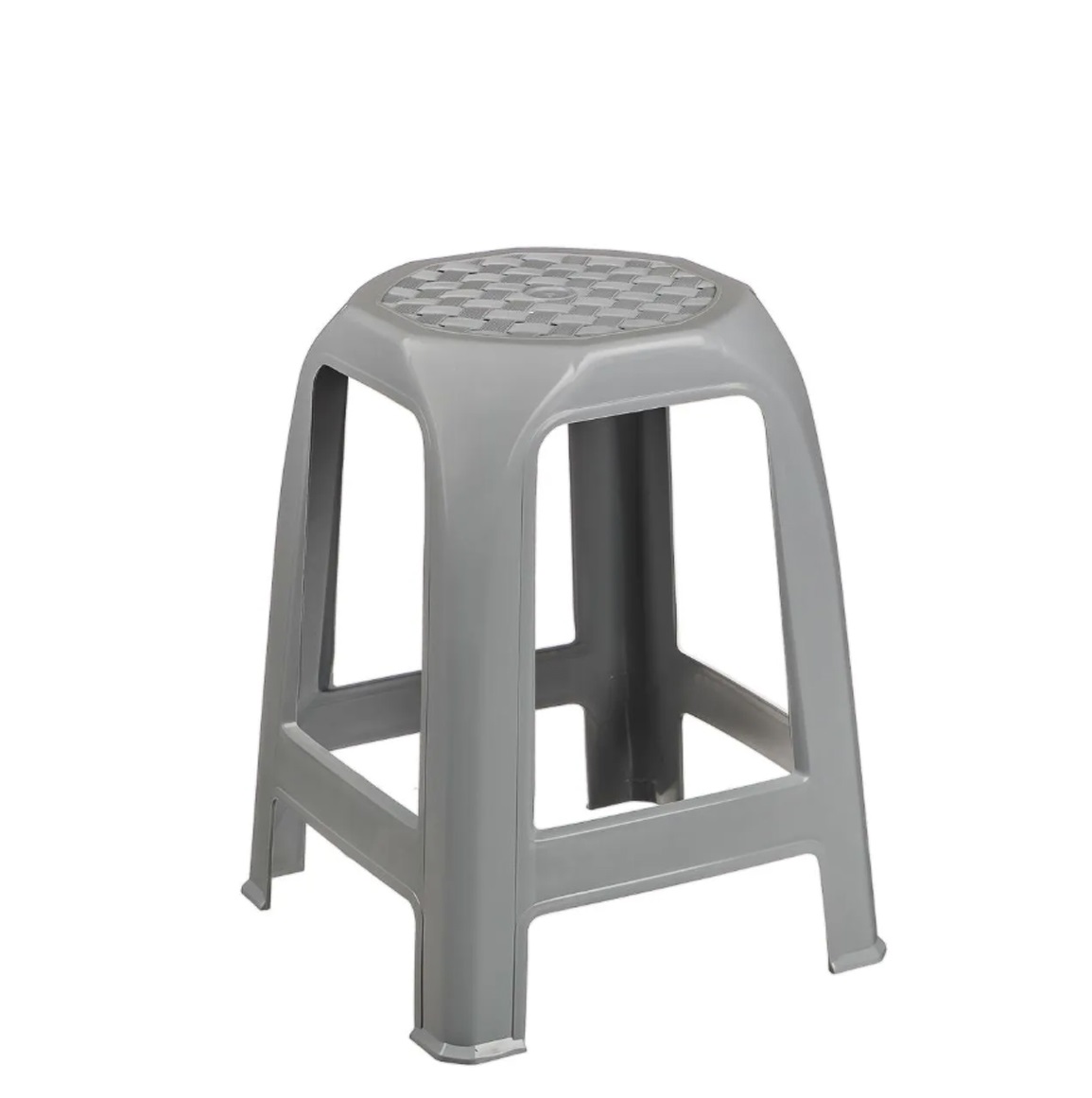 Табурет 35,5х35,5х46см, пластик, серый