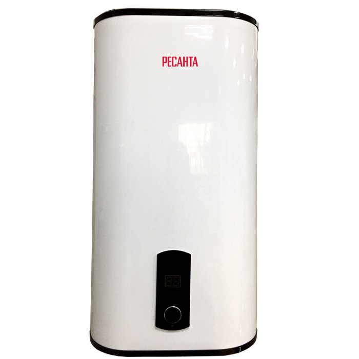 Водонагреватель накоп. Ресанта "ВН-80В" 80л. бак нерж. сталь, плоский (2,0кВт)