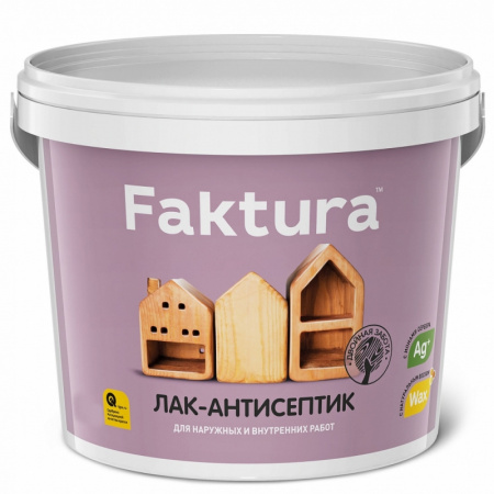 Лак-антисептик FAKTURA тик 2,7 л