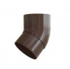 Колено трубы 45° ПВХ коричневый Альта-Профиль
