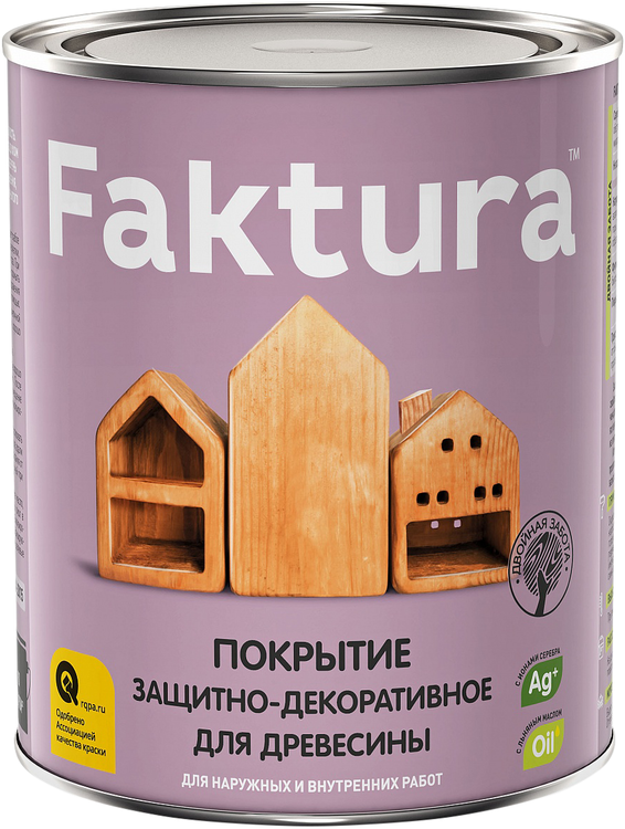 Покрытие FAKTURA защитно-декоративное для древесины палисандр, 2,5л