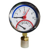 Термо-манометр верт. 1/4" 6bar до +120°С CTM (радиальный)
