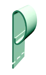 Финиш профиль Docke киви 3,05м -50%