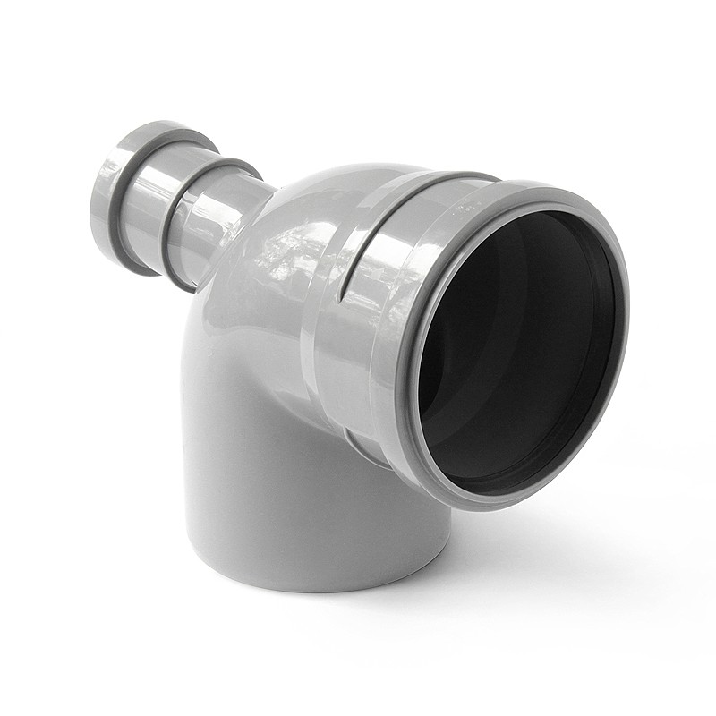 Отвод ПП 110/50 <87,5° фронтальный (фронт-вверх)