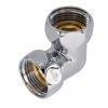 Патрубок для полотенцесушителя угловой г/г 3/4"*1/2" 
