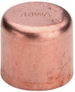 Заглушка медь d-15