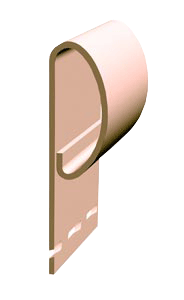 Финиш профиль Docke персик 3,05м -50%