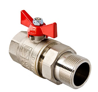 Кран Американка 1" с накид. гайкой VALTEC 227