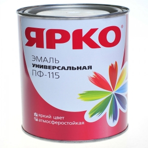 Эмаль ПФ-115 серая 0,8 кг /ЯРКО