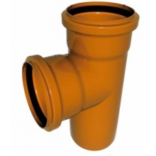 Тройник ПП d-110 <45° для наруж.канал.