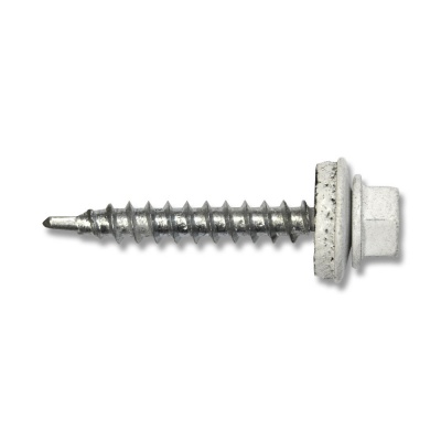 Саморез прессшайба ОСТРЫЙ/ДЕРЕВО кор. красный 4,2*16 RAL3011*