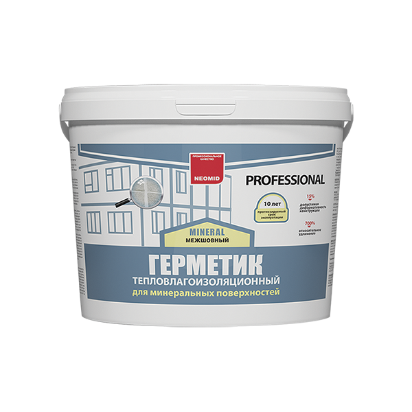Неомид Mineral Professional герметик строительный (310 мл) серый УЦЕНКА