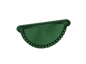 Заглушка желоба зел.мох