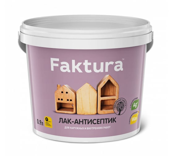 Лак-антисептик FAKTURA сосна 0,9 л
