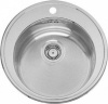 Мойка нерж. круг. врез. 510мм. толщ. 0,8мм с сифоном, "Gota Rocio"