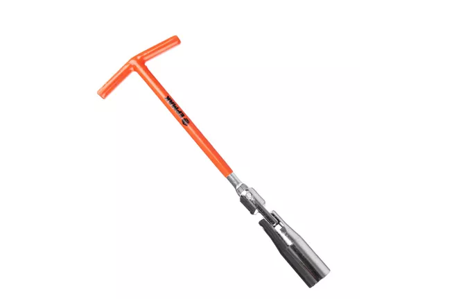 ЕРМАК Ключ свечной, с карданным шарниром, 21 мм, матовый усиленный TP006