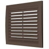 Решетка вент. квадратная 350х350мм, 3535РРН коричневая
