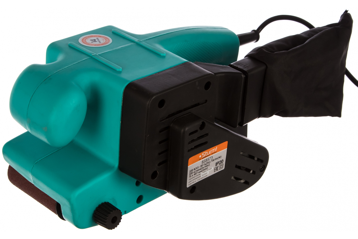 Шлифмашинка ленточная Sturm! BS8573 730Вт 220м/с 75х457мм