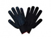 Перчатки х/б "Люкс" без ПВХ черные р.9, 10 класс, 42гр. (400)