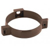 Хомут трубы ПВХ коричневый Альта-Профиль