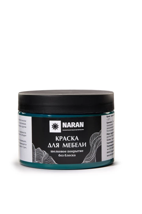 Краска для мебели 0,45 кг Наран 010 бирюзовый