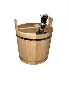 Запарник 12л. с пласт.вставкой "Банные штучки"