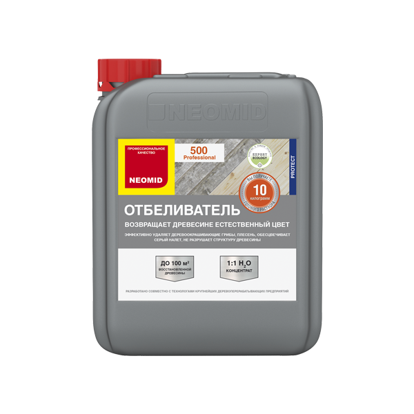 Неомид 500 отбеливающий состав для древесины концентрат 1:1 (5 кг) УЦЕНКА