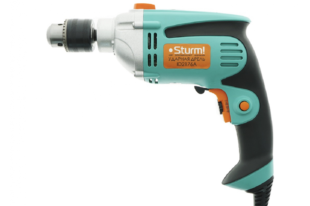 Дрель сетевая ударная Sturm! ID2176А 750Вт 2800об/мин 42000уд/мин