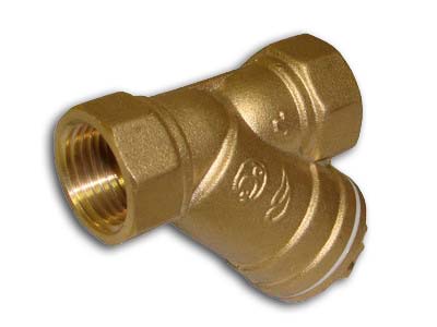 Фильтр косой d-32 сетчатый, латунь