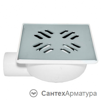 Трап ПВХ 100 горизонтальный*