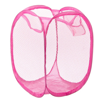 Корзина для белья складная, полиэстер, 28х28х40см, 5 цветов