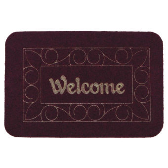 VETTA Коврик в прихожую, полиэстер, 40x60см, вышивка