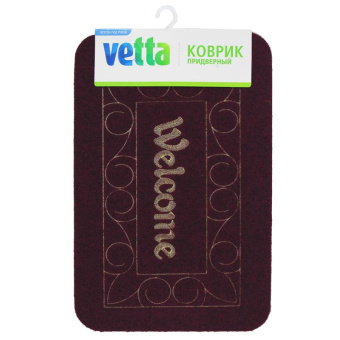 VETTA Коврик в прихожую, полиэстер, 40x60см, вышивка