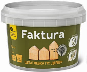 Шпатлевка по дереву береза, 0,4кг /FAKTURA