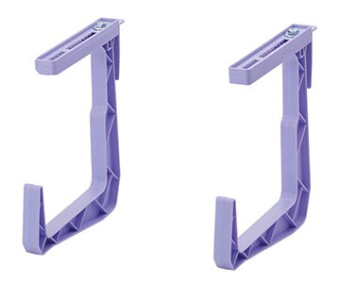 Крюк для балконного ящика лавандовый пластиковый