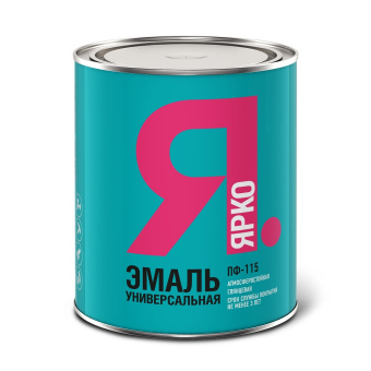 Эмаль ПФ-115 красная 0,8кг/ЯРКО Акция+