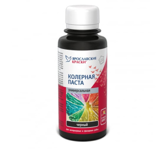 Краска колерная универсальная черный 0,1л