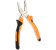 Плоскогубцы (пассатижи),200мм.,никелированные,двухкомпонентные рукоятки Вихрь