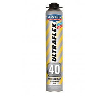 Пена монт KRASS ULTRAFLEX 40 Пистолетная Всесезонная  Россия